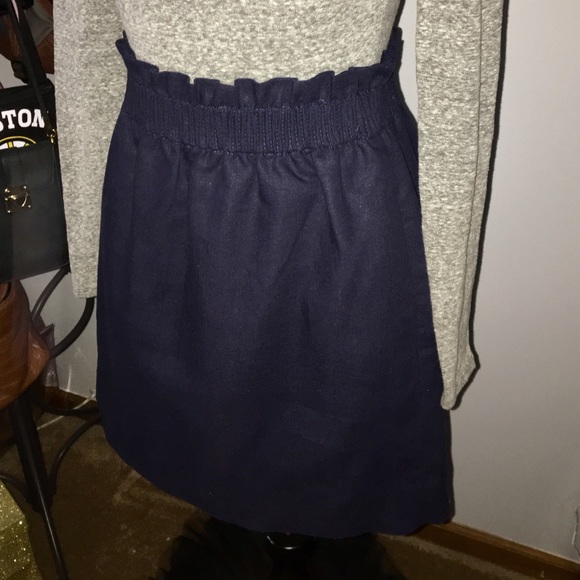 NWT Navy J.Crew Skirt, Size 2 - Picture 2 of 3
